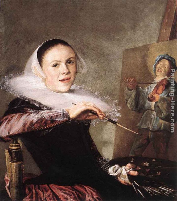 Self-Portrait painting - Judith Leyster Self-Portrait art painting